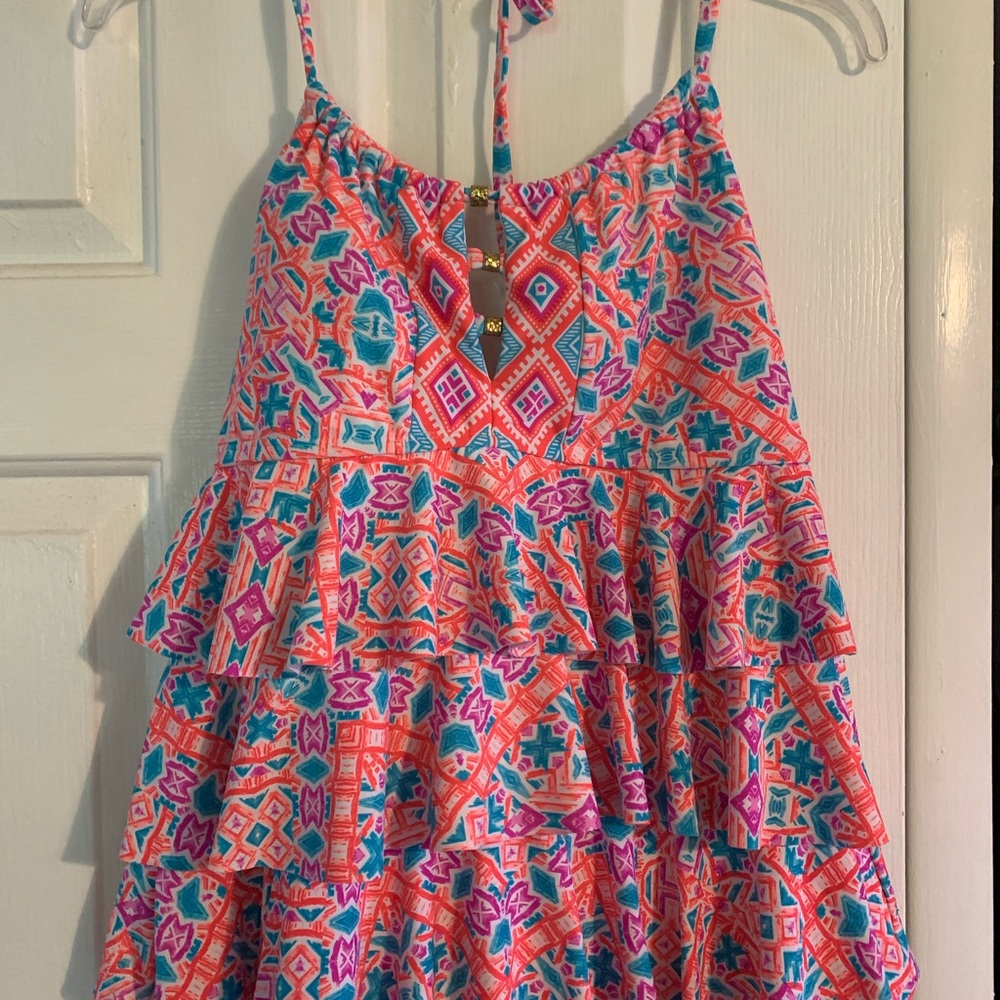 Catalina Ruffled Paisley Tankini